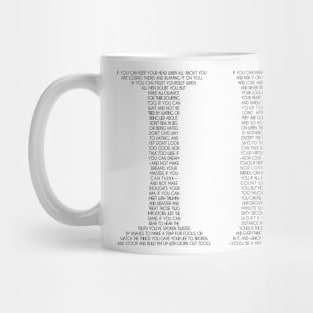 If Poem Kipling Mug